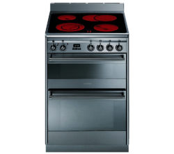 Smeg SUK62CMX8 Electric Ceramic Cooker - Stainless Steel